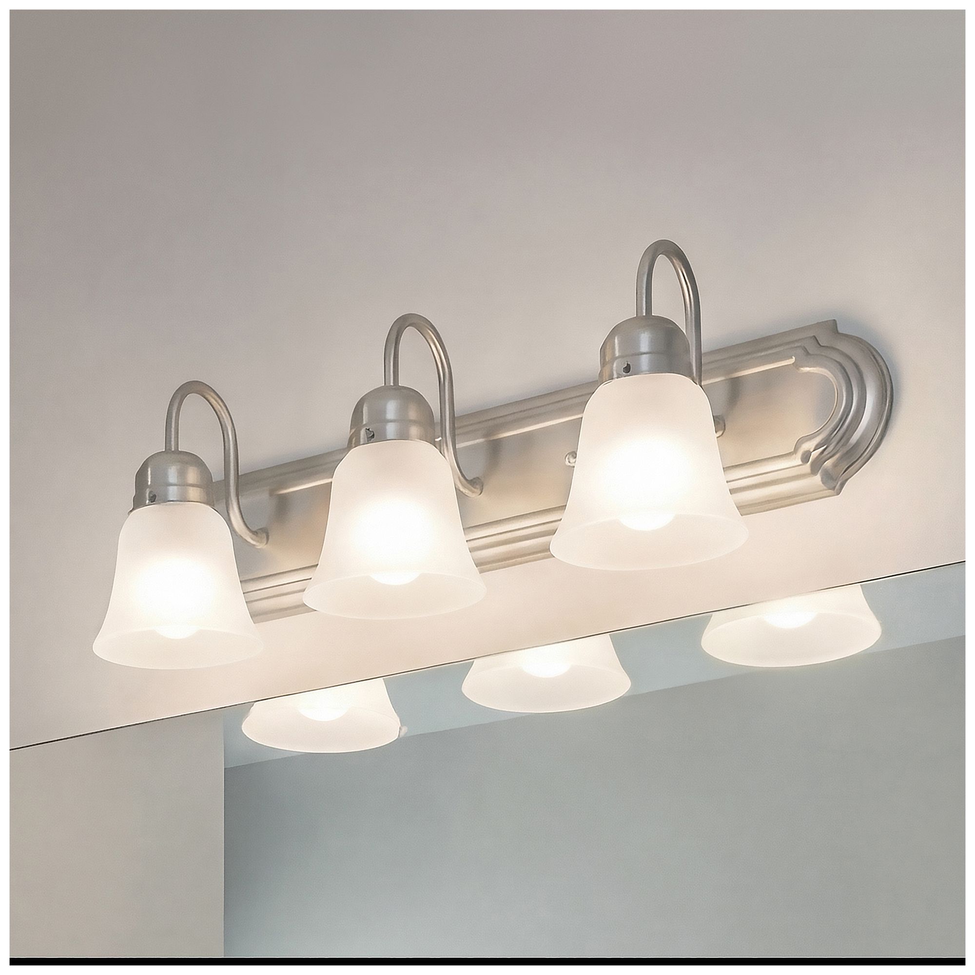Kichler Barnes 24" Wide Brushed Nickel 3-Light Bath Light