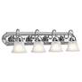 1_Kichler Barnes 30" Wide Chrome 4-Light Bath Light