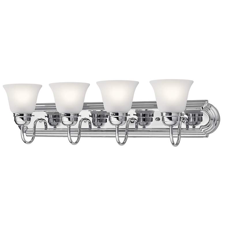 Image 2 Kichler Barnes 30" Wide Chrome 4-Light Bath Light more views