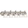 2_Kichler Barnes 36" Wide Brushed Nickel 5-Light Bath Light