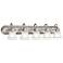 Kichler Barnes 36" Wide Brushed Nickel 5-Light Bath Light