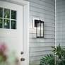 5_Kichler Barras 16" High Black Outdoor Wall Light more views