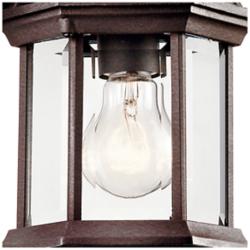 Kichler Barrie 10 1/4"H Tannery Bronze Outdoor Wall Light