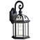 Kichler Barrie 15 1/2" High Black Outdoor Lantern Wall Light