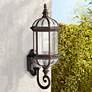 1_Kichler Barrie 22" High Tannery Bronze Outdoor Wall Light