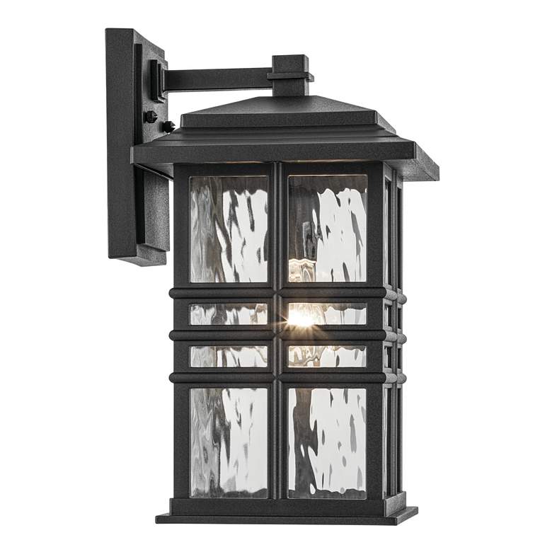Image 2 Kichler Beacon 14 1/4"H Textured Black Outdoor Wall Light more views