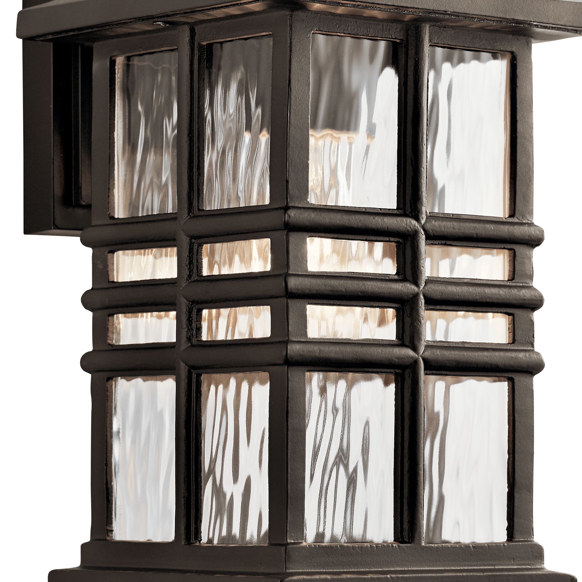 Image 3 Kichler Beacon Square 12" High Climates Olde Bronze Outdoor Wall Light more views