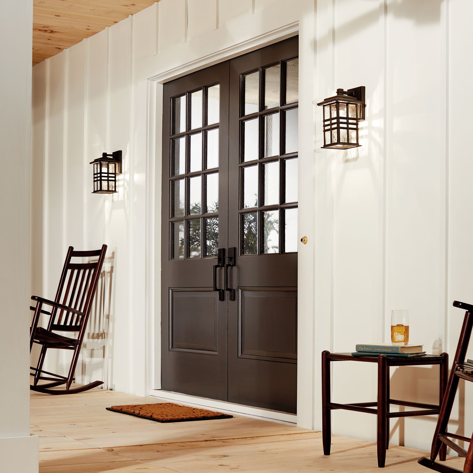 Image 4 Kichler Beacon Square 12" High Climates Olde Bronze Outdoor Wall Light more views