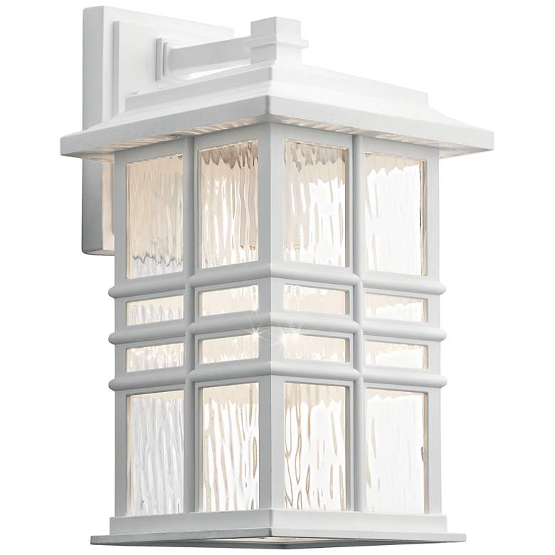 Image 1 Kichler Beacon Square 14 1/4" High White Outdoor Wall Light
