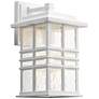 Kichler Beacon Square 14 1/4" High White Outdoor Wall Light
