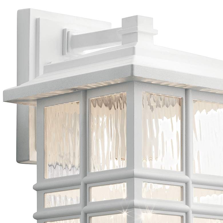 Image 2 Kichler Beacon Square 14 1/4" High White Outdoor Wall Light more views