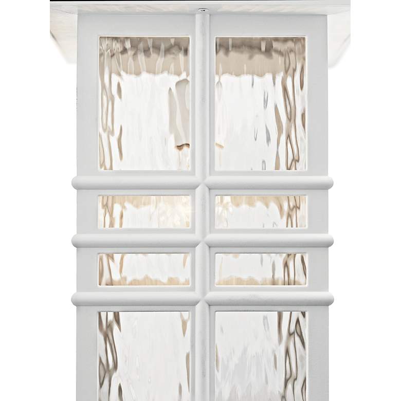 Image 3 Kichler Beacon Square 14 1/4" High White Outdoor Wall Light more views