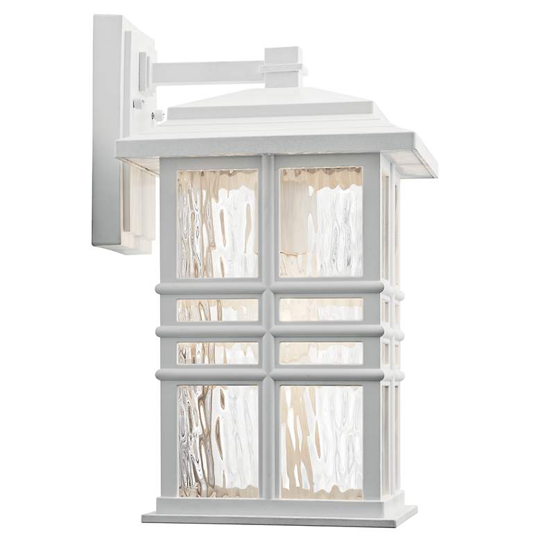 Image 4 Kichler Beacon Square 14 1/4" High White Outdoor Wall Light more views