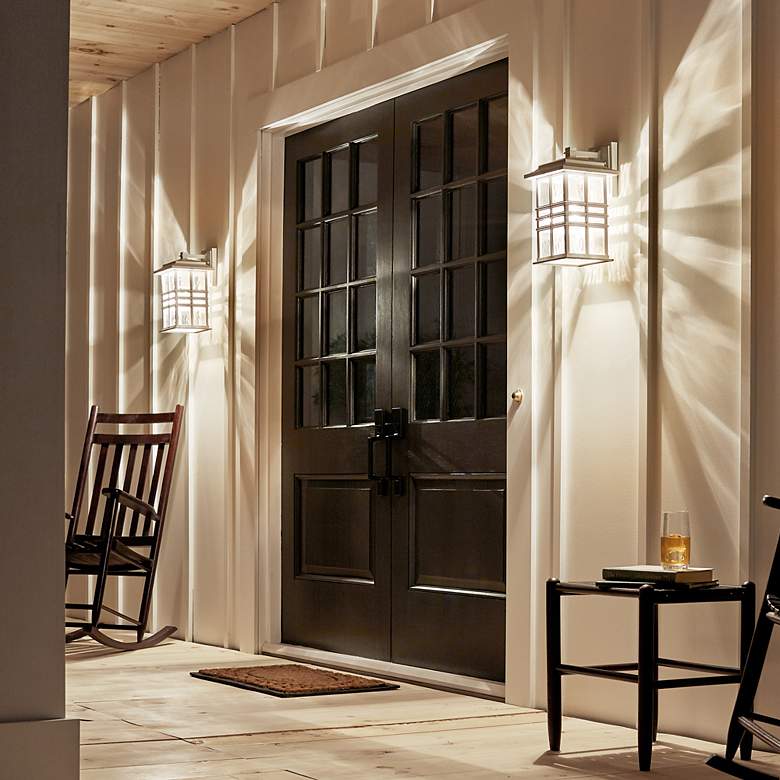 Image 6 Kichler Beacon Square 14 1/4" High White Outdoor Wall Light more views