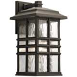 Kichler Beacon Square 17 1/2&quot; High Bronze Outdoor Wall Light