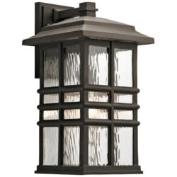 Kichler Beacon Square 17 1/2&quot; High Bronze Outdoor Wall Light