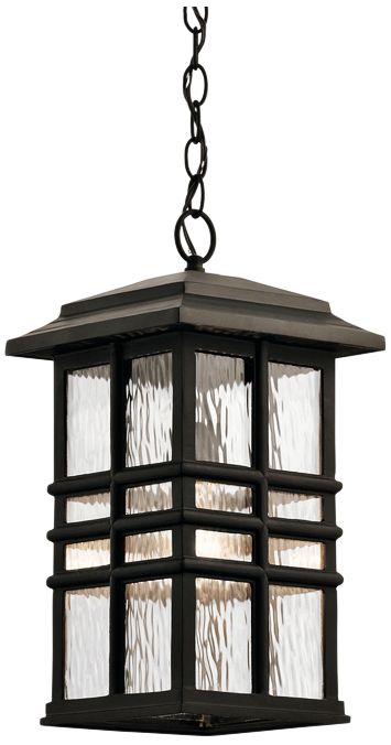 Image 2 Kichler Beacon Square 18" High Climates Bronze Outdoor Hanging Light more views