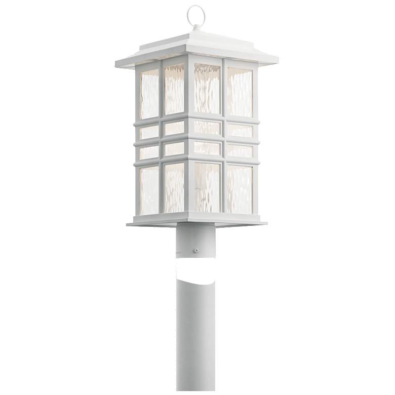 Image 1 KICHLER Beacon Square Outdoor Post Mt. 1Lt