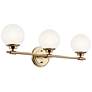 3_Kichler Benno 24 1/2" Wide Champagne Bronze 3-Light Bath Light