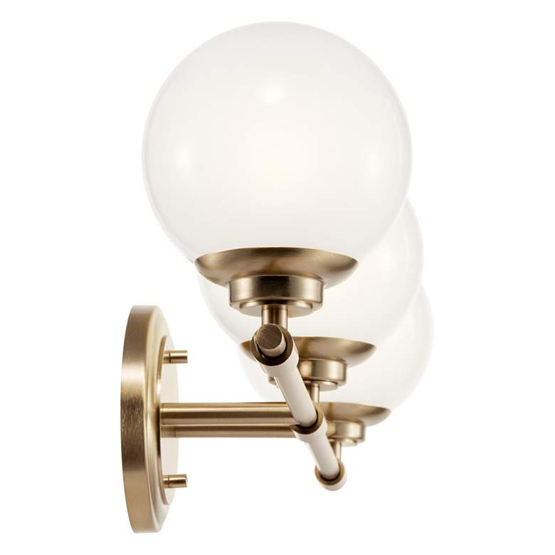 Image 6 Kichler Benno 24 1/2" Wide Champagne Bronze 3-Light Bath Light more views