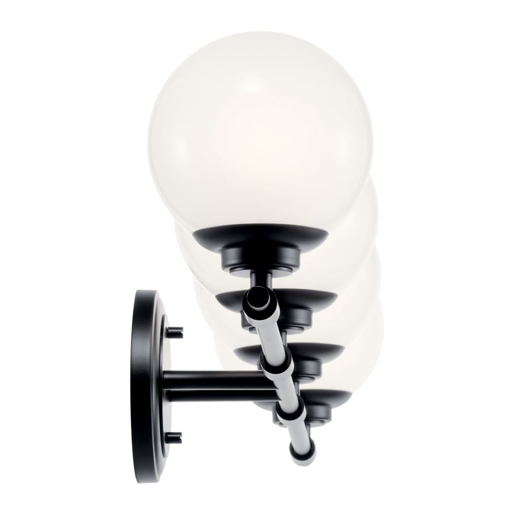 Image 2 Kichler Benno 34" Wide Black 4-Light Vanity Bath Light more views