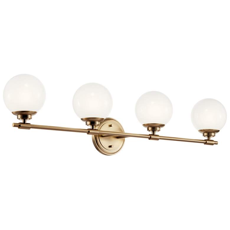Image 1 Kichler Benno 34" Wide Champagne Bronze 4-Light Bath Light