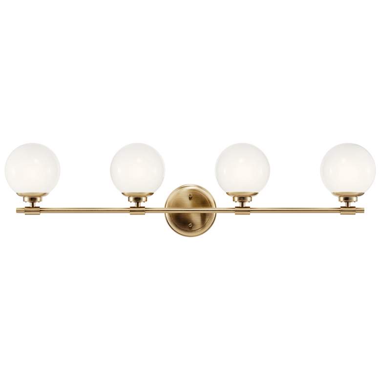 Image 3 Kichler Benno 34" Wide Champagne Bronze 4-Light Bath Light more views
