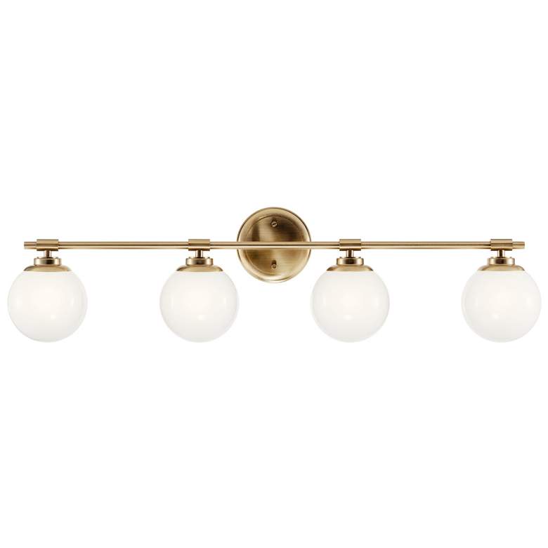 Image 4 Kichler Benno 34" Wide Champagne Bronze 4-Light Bath Light more views