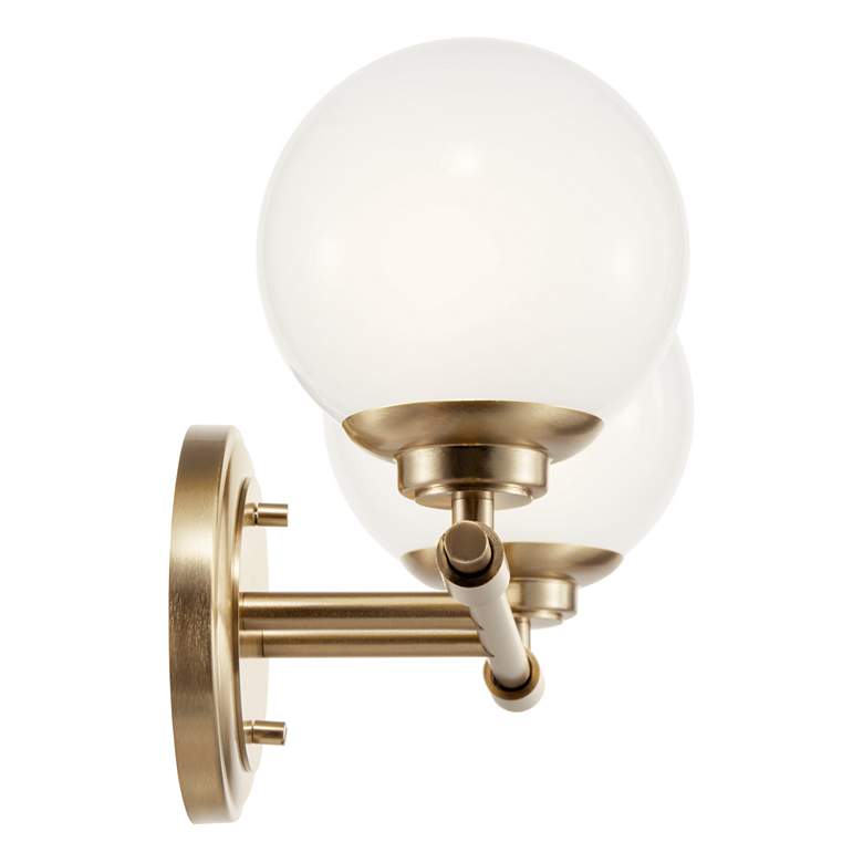 Image 2 Kichler Benno 8 3/4"H Champagne Bronze 2-Light Wall Sconce more views