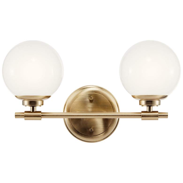 Image 3 Kichler Benno 8 3/4"H Champagne Bronze 2-Light Wall Sconce more views
