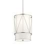 Thumbnail2 of Kichler Birkleigh 12" Wide Satin Nickel Steel Mini Pendant more views