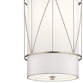 Image3 of Kichler Birkleigh 12" Wide Satin Nickel Steel Mini Pendant more views