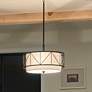 1_Kichler Birkleigh 18 1/4" Wide Black Ceiling Light