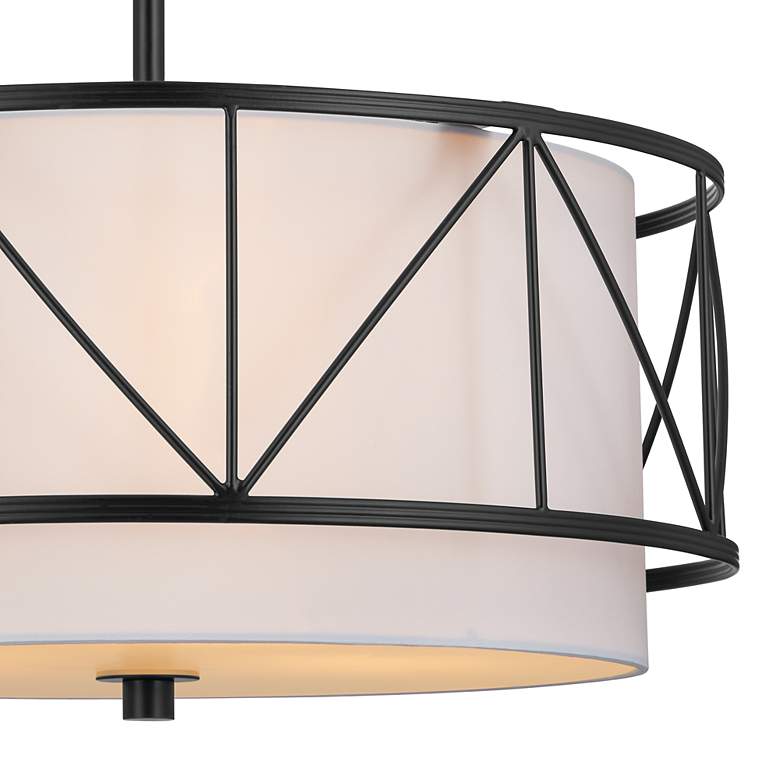 Image 3 Kichler Birkleigh Black Pendant/Semi Flush 3Lt more views