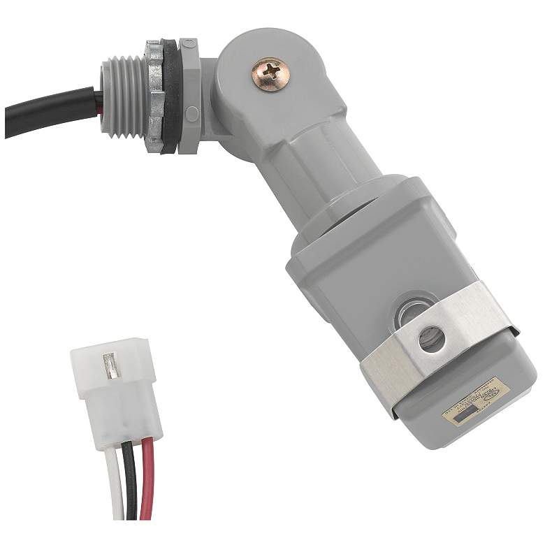 Image 2 Kichler Black Plug-In Transformer Photocell