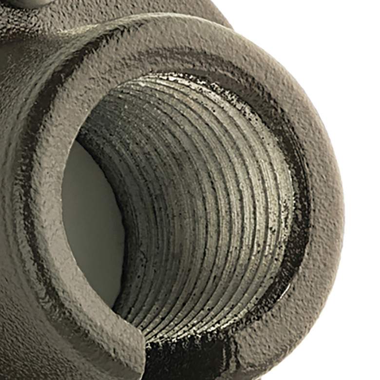 Image 4 Kichler Black Tree/Surface Low Voltage Mounting Bracket more views