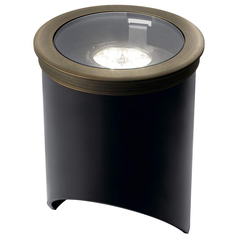 Image 3 Kichler Black Well Light Gimbal and Sleeve Kit more views