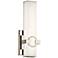 Kichler Bordeaux 13 3/4"H Polished Nickel LED Wall Sconce