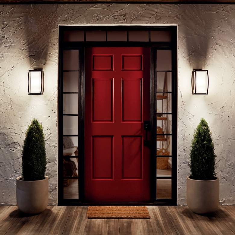 Image 4 Kichler Bowen 13" High Bronze Outdoor Wall Light more views