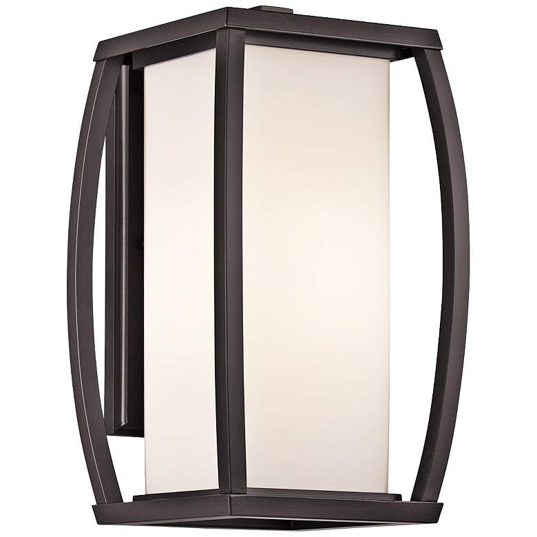 Image 1 Kichler Bowen 15 3/4" High Bronze Outdoor Wall Light