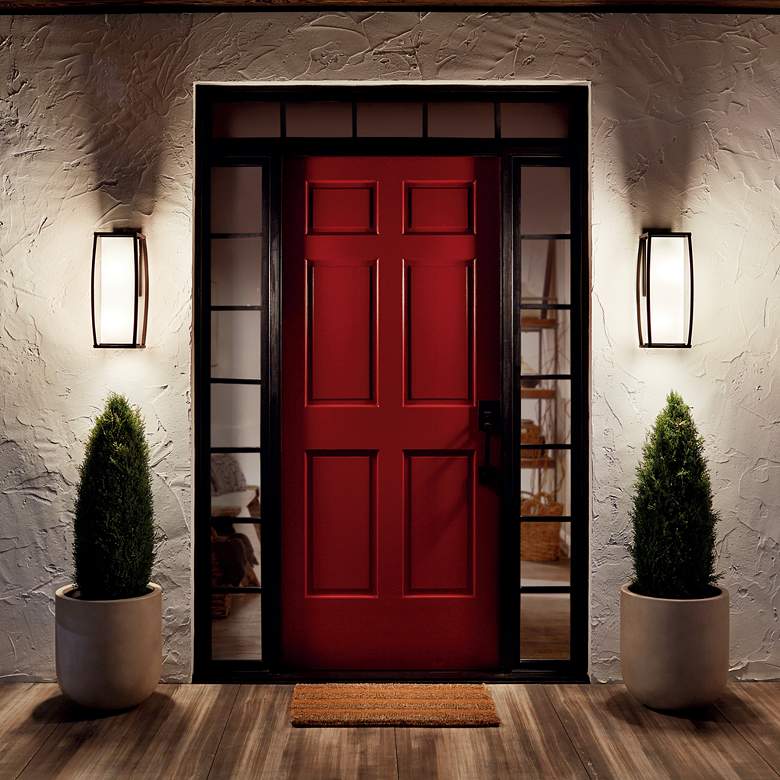 Image 4 Kichler Bowen 18" High Bronze Outdoor Wall Light more views