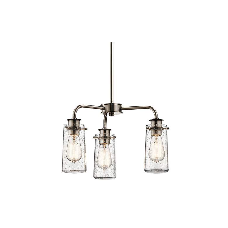 Image 2 Kichler Braelyn 18" Wide Classic Pewter 3-Light Chandelier
