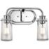 Kichler Braelyn 2-Light 15" Wide Seedy Glass Bath Light