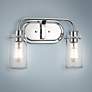 Kichler Braelyn 2-Light 15" Wide Seedy Glass Bath Light