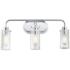Kichler Braelyn 24" Wide Chrome 3-Light Bath Light