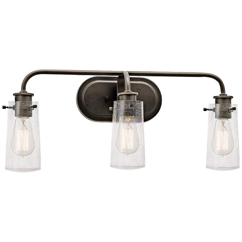 Image 2 Kichler Braelyn 24" Wide Olde Bronze 3-Light Bath Light