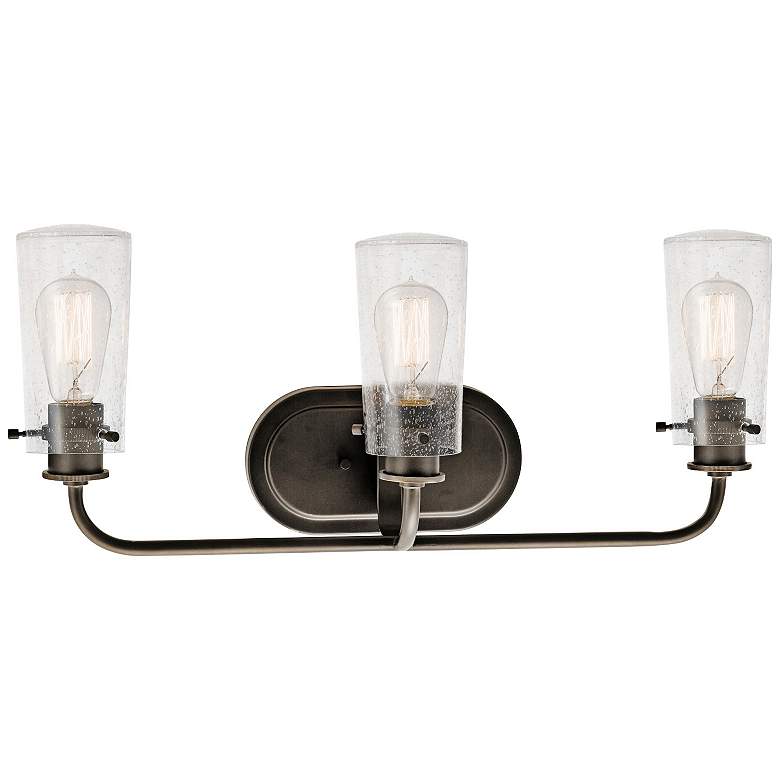 Image 4 Kichler Braelyn 24" Wide Olde Bronze 3-Light Bath Light more views