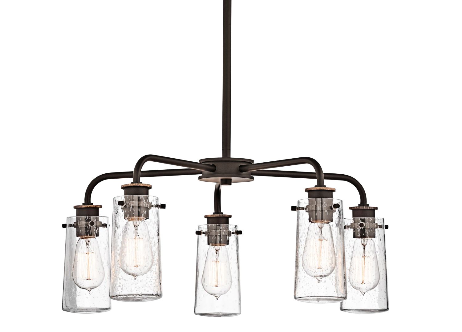 Kichler Braelyn 25" Wide Olde Bronze 5-Light Chandelier