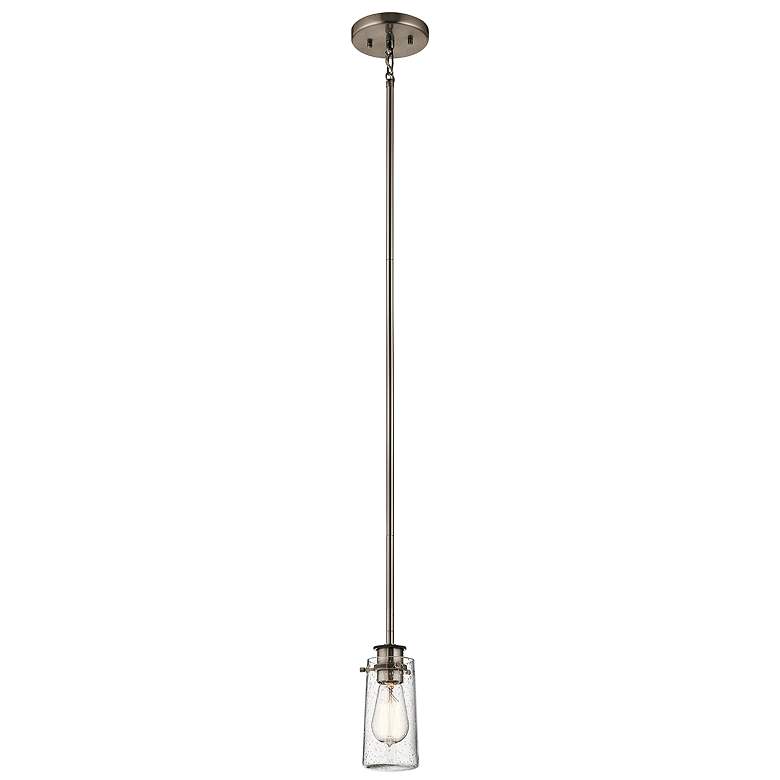 Image 3 Kichler Braelyn 3 3/4" Wide Classic Pewter Mini Pendant more views