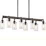 Thumbnail3 of Kichler Braelyn 42" Wide Olde Bronze 8-Light Linear Chandelier more views